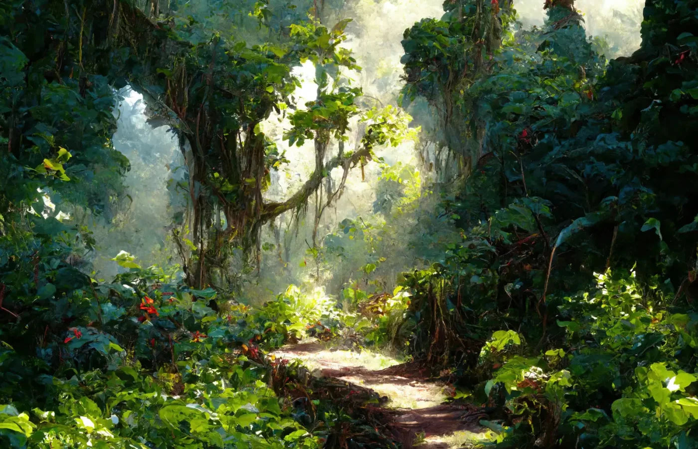 Jungle Fever Path 12’X8’ Ultracloth (144 X 96 Inch) Backdrop