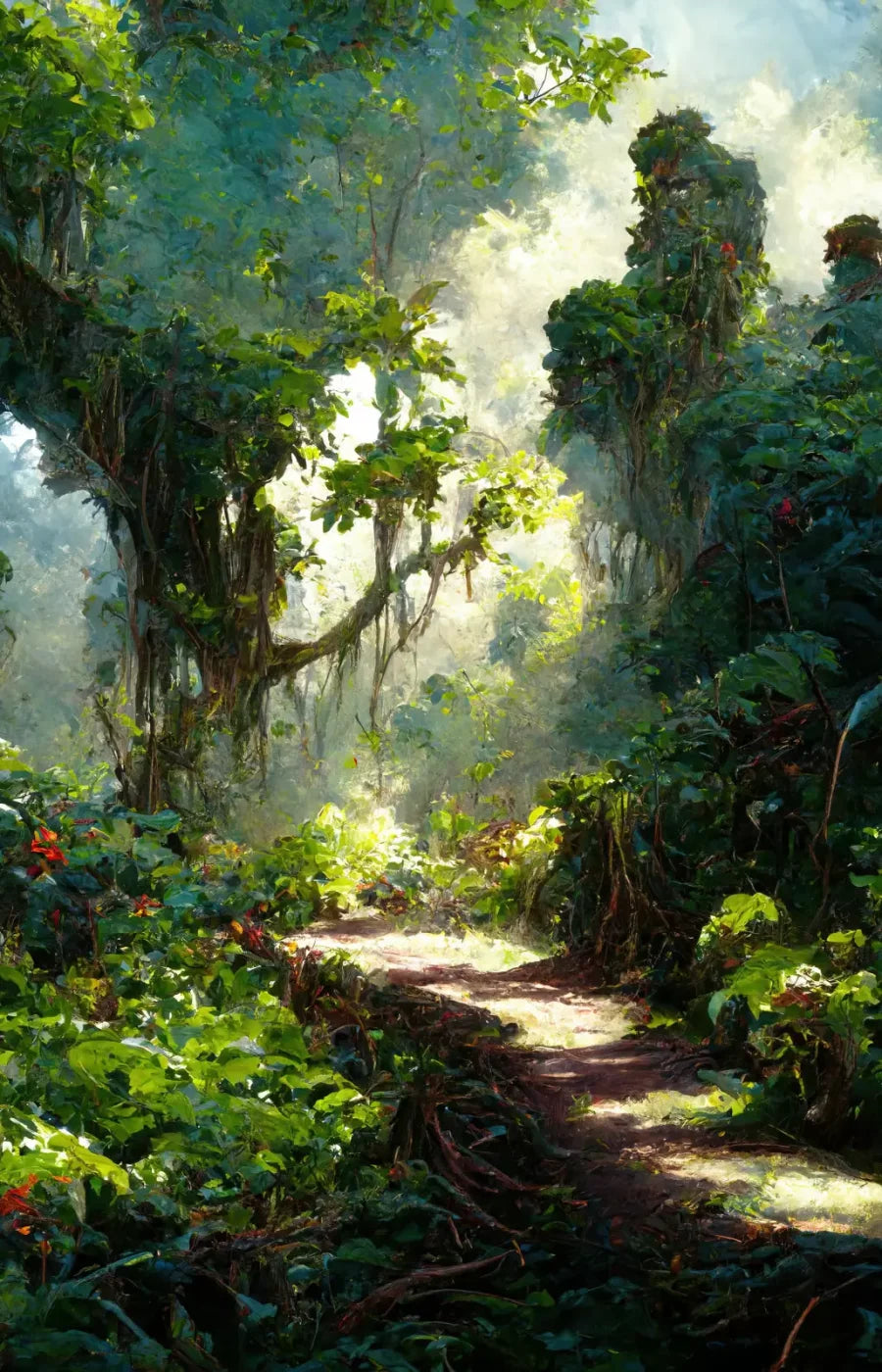 Jungle Fever Path 8’X12’ Ultracloth (96 X 144 Inch) Backdrop