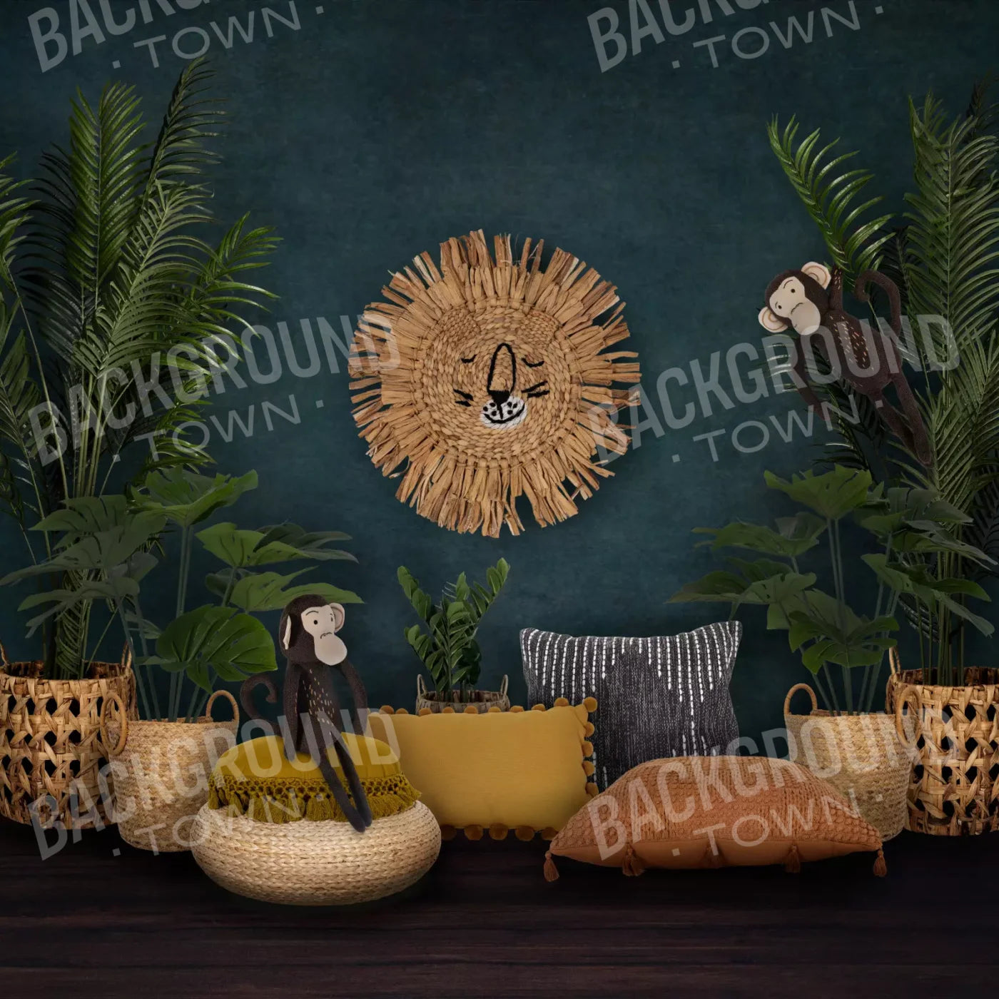 Jungle Love 10’X10’ Ultracloth (120 X Inch) Backdrop