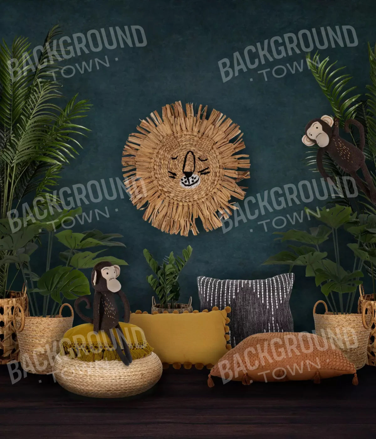 Jungle Love 10’X12’ Ultracloth (120 X 144 Inch) Backdrop