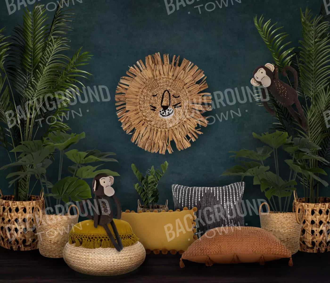 Jungle Love 12’X10’ Ultracloth (144 X 120 Inch) Backdrop