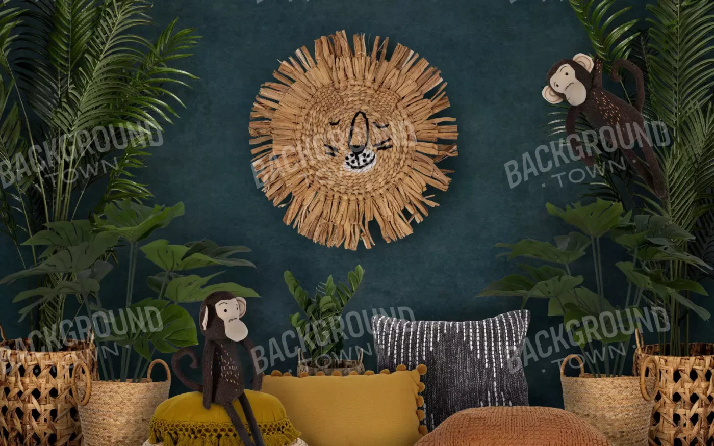 Jungle Love 14’X9’ Ultracloth (168 X 108 Inch) Backdrop