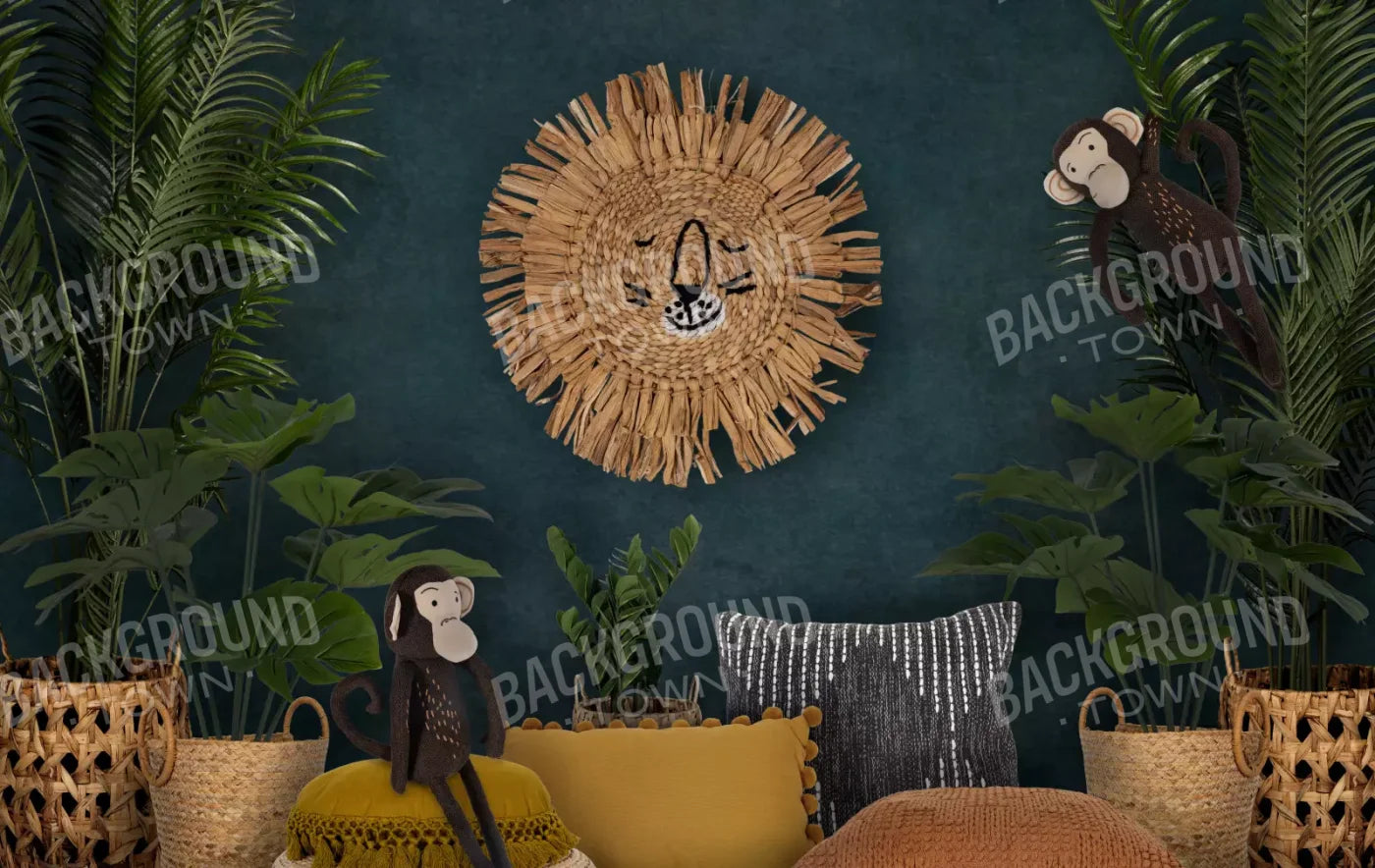 Jungle Love 16’X10’ Ultracloth (192 X 120 Inch) Backdrop