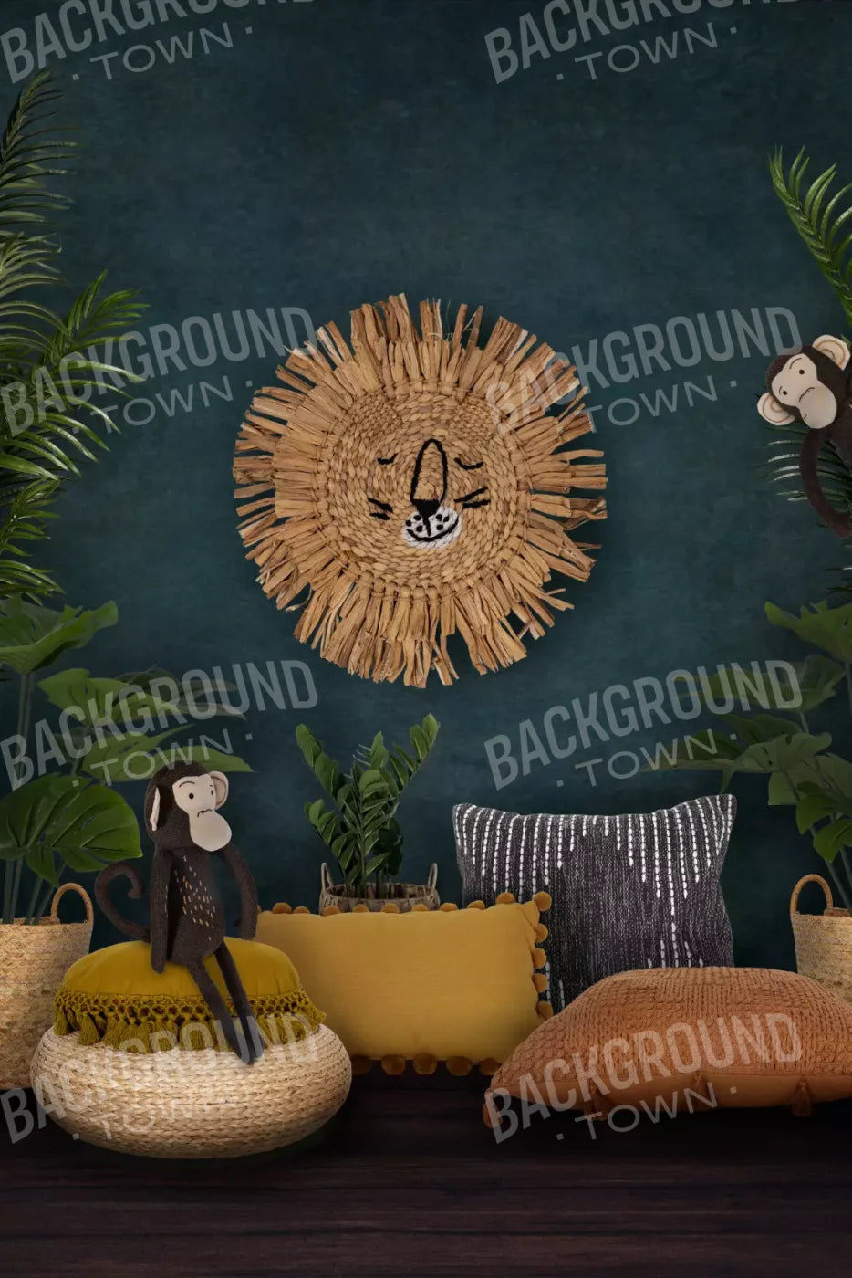 Jungle Love 5’X8’ Ultracloth (60 X 96 Inch) Backdrop