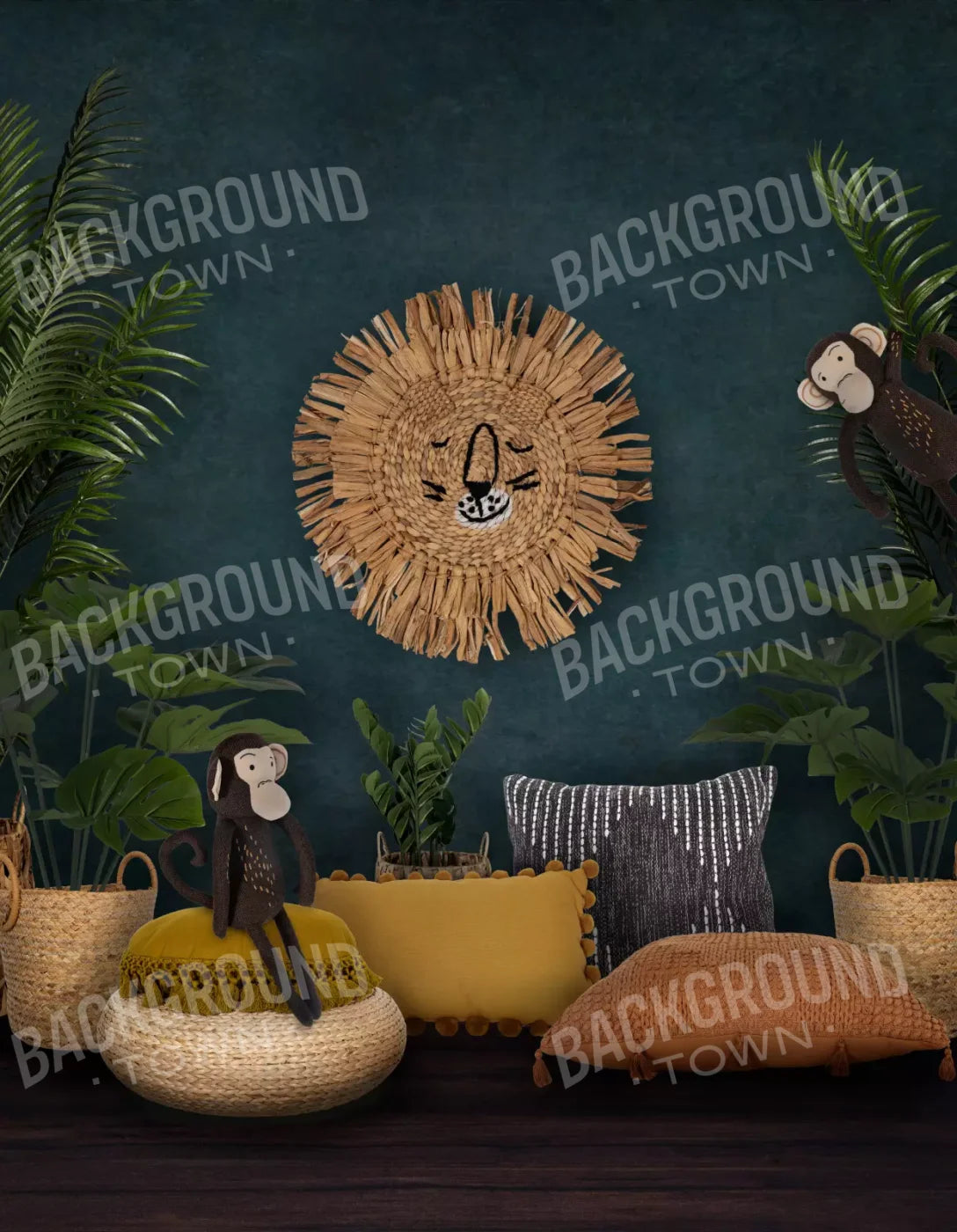 Jungle Love 6’X8’ Fleece (72 X 96 Inch) Backdrop
