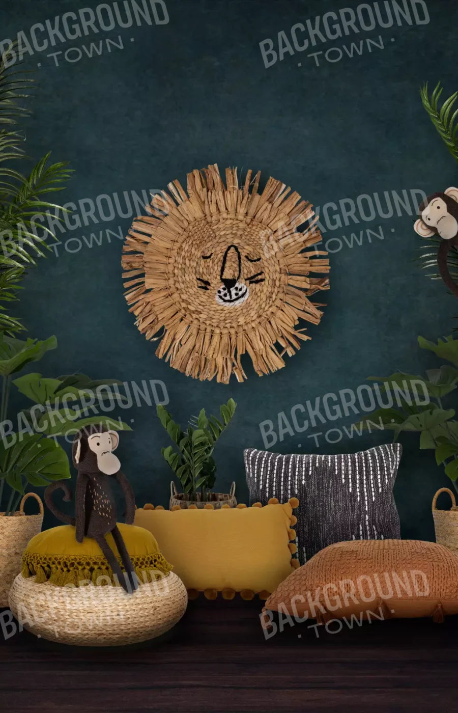 Jungle Love 8’X12’ Ultracloth (96 X 144 Inch) Backdrop
