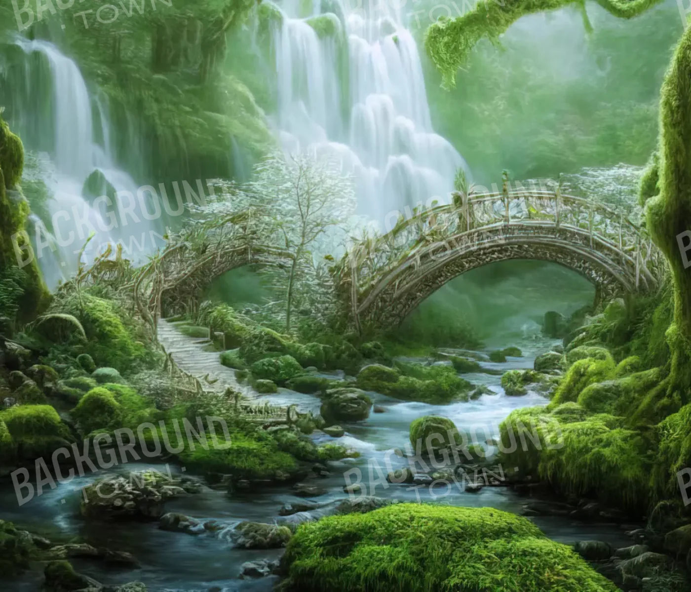 Jungle Mist 12’X10’ Ultracloth (144 X 120 Inch) Backdrop
