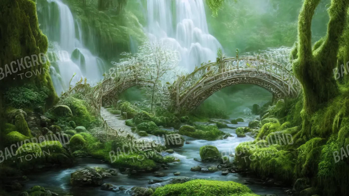 Jungle Mist 14’X8’ Ultracloth (168 X 96 Inch) Backdrop