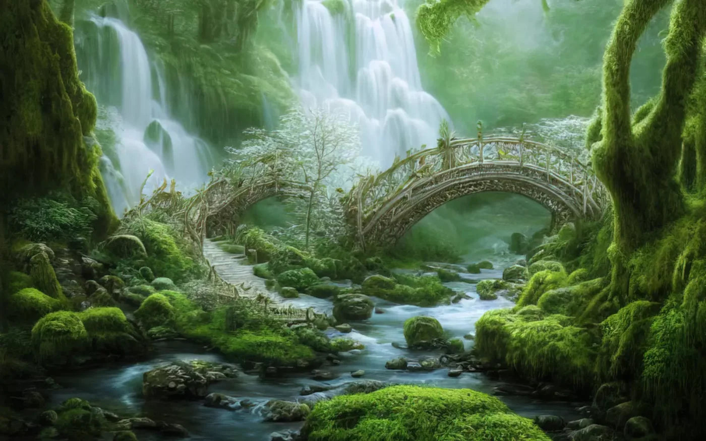 Jungle Mist 14’X9’ Ultracloth (168 X 108 Inch) Backdrop