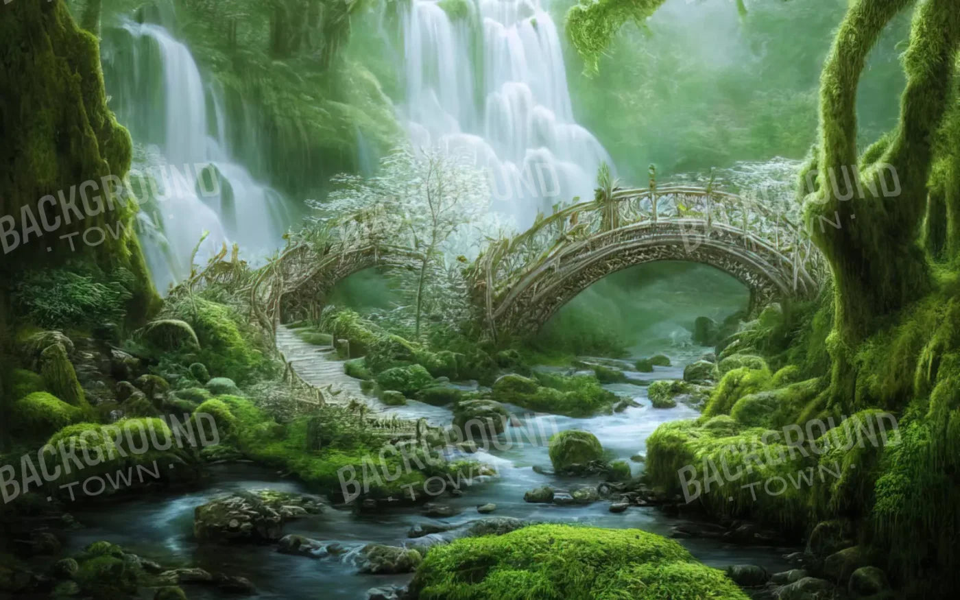 Jungle Mist 14’X9’ Ultracloth (168 X 108 Inch) Backdrop