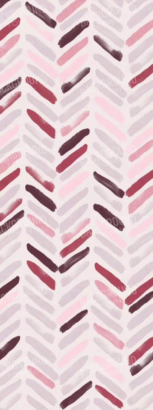 Justine Chevron 8X20 Ultracloth ( 96 X 240 Inch ) Backdrop