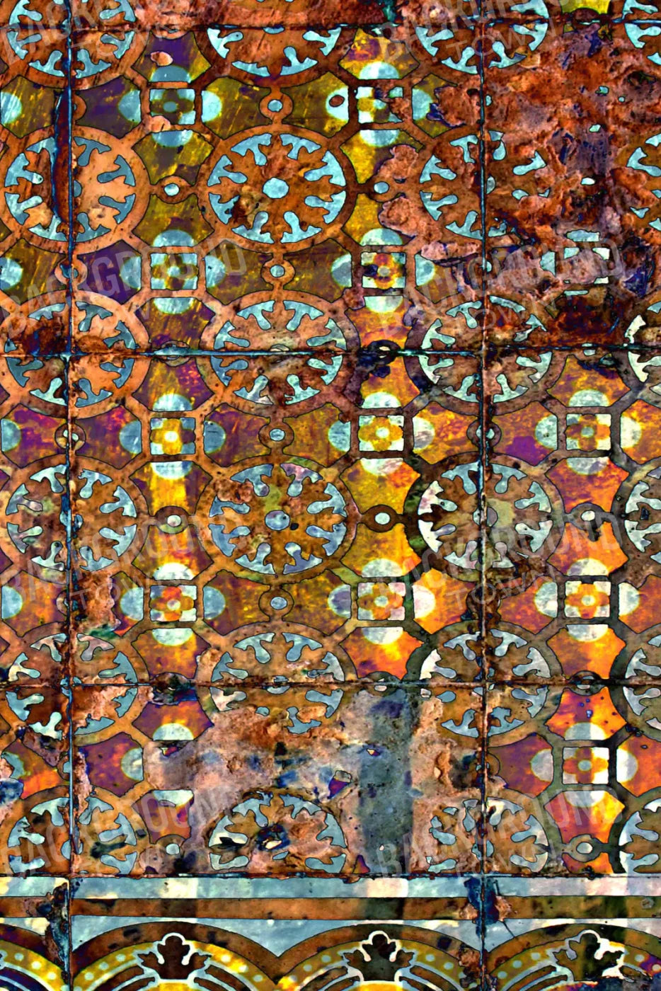Kalaidascope 5X8 Ultracloth ( 60 X 96 Inch ) Backdrop