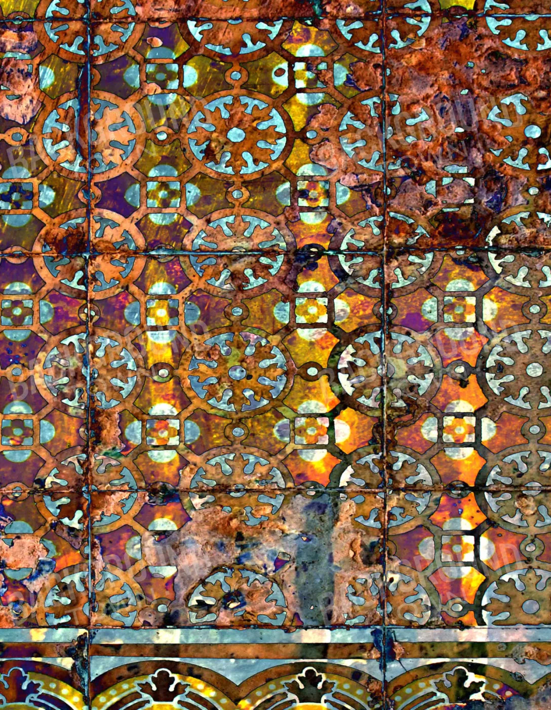Kalaidascope 6X8 Fleece ( 72 X 96 Inch ) Backdrop