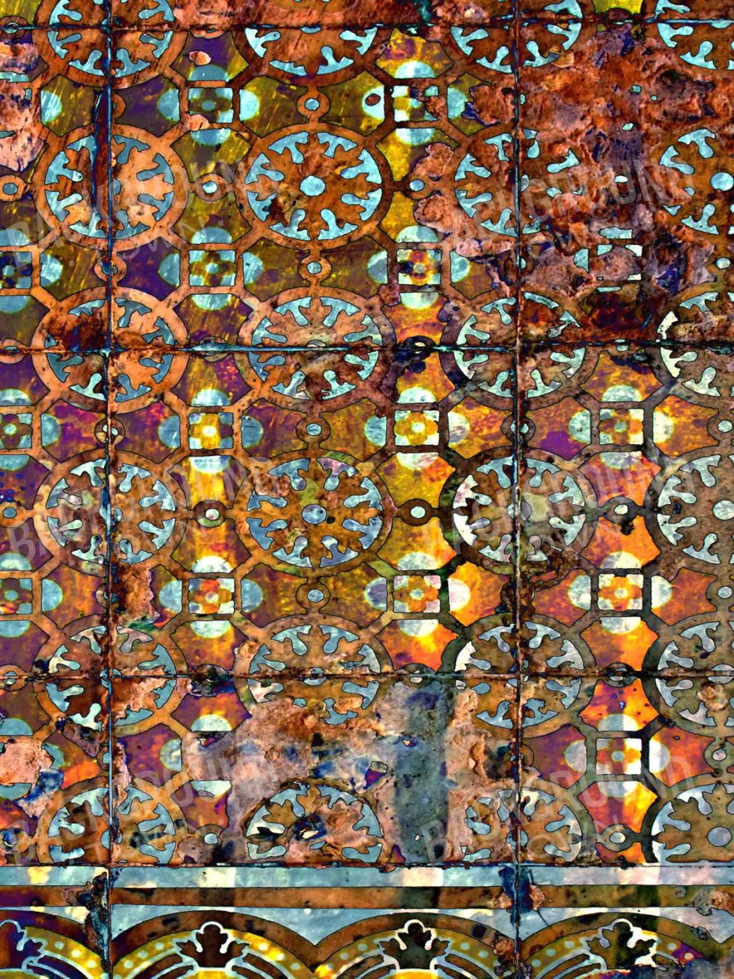 Kalaidascope 8X10 Fleece ( 96 X 120 Inch ) Backdrop