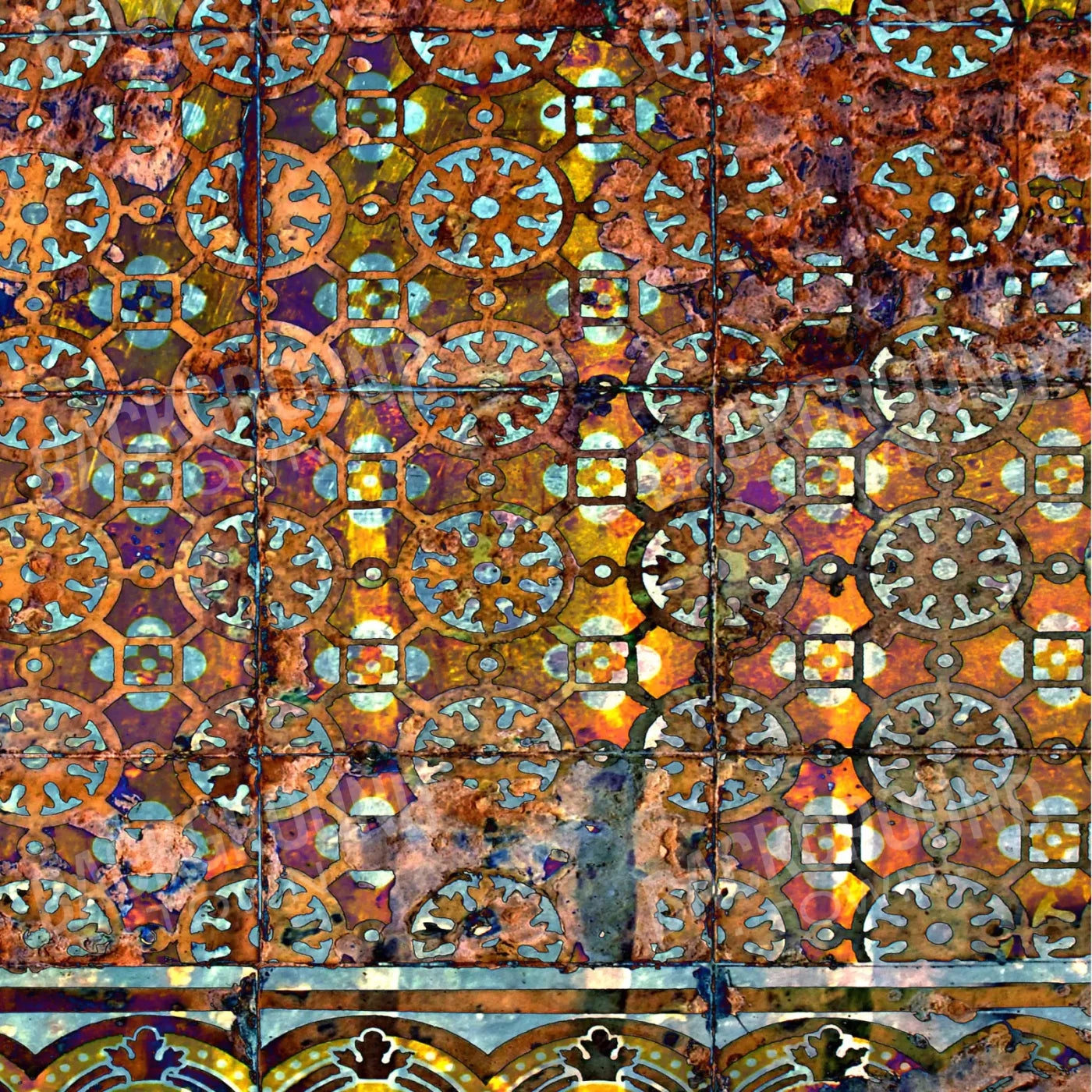 Kalaidascope 8X8 Fleece ( 96 X Inch ) Backdrop