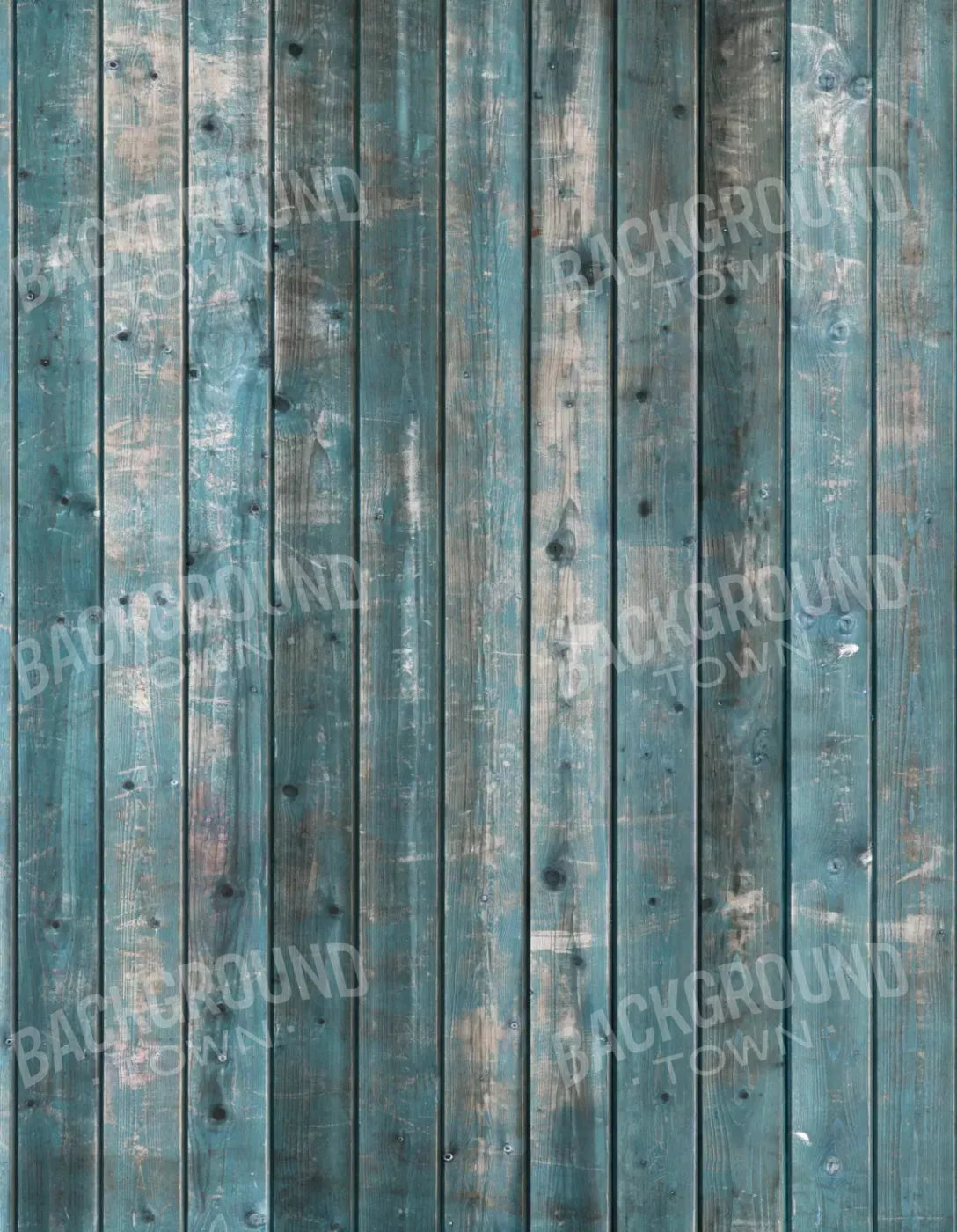 Knotty Teal 6X8 Fleece ( 72 X 96 Inch ) Backdrop