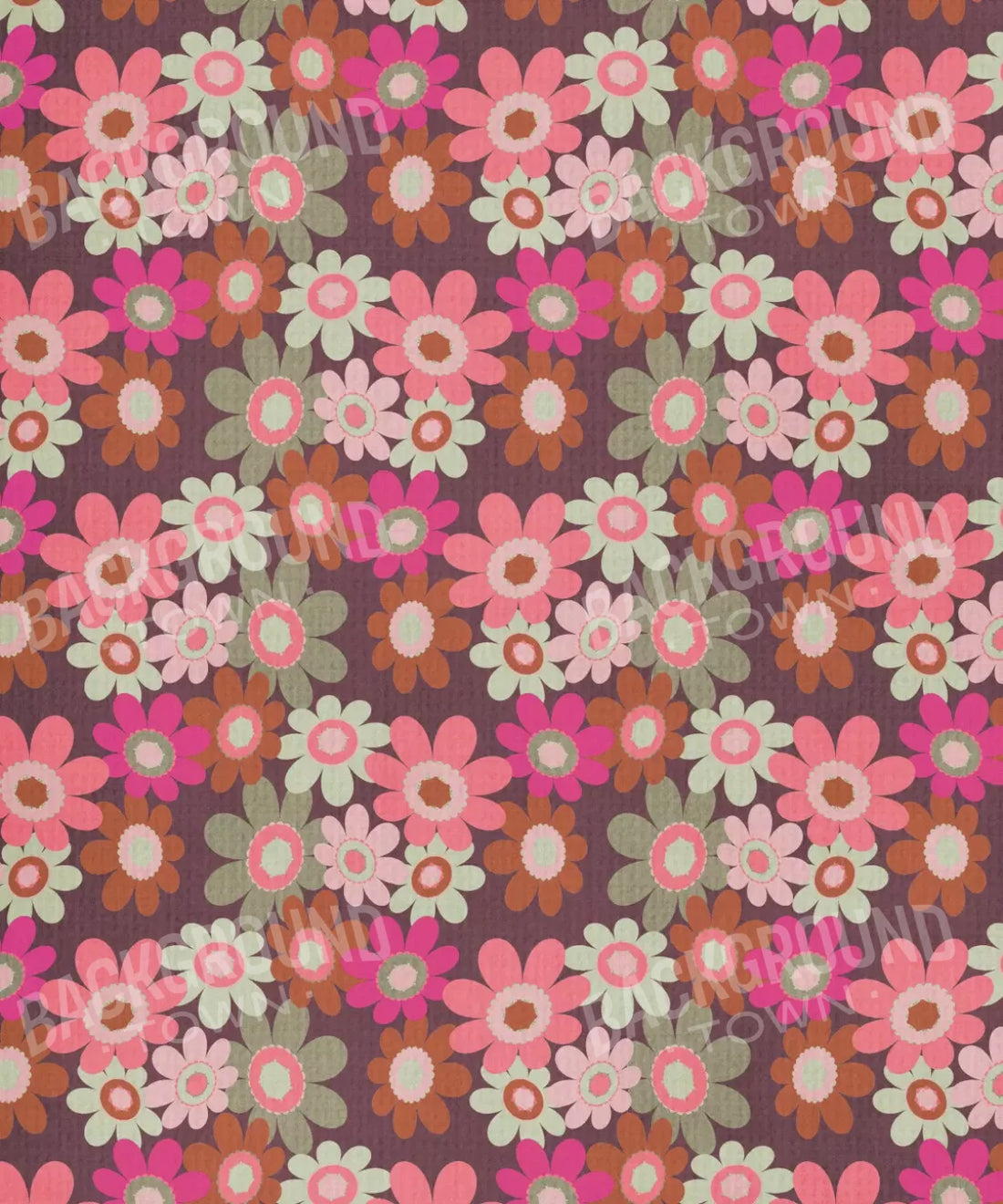 Multi-Color Floral Backdrop for Photography