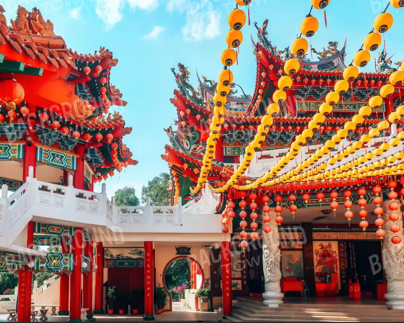 Kuala Lumpur 10’x8’ Fleece (120 x 96 inch) Backdrop