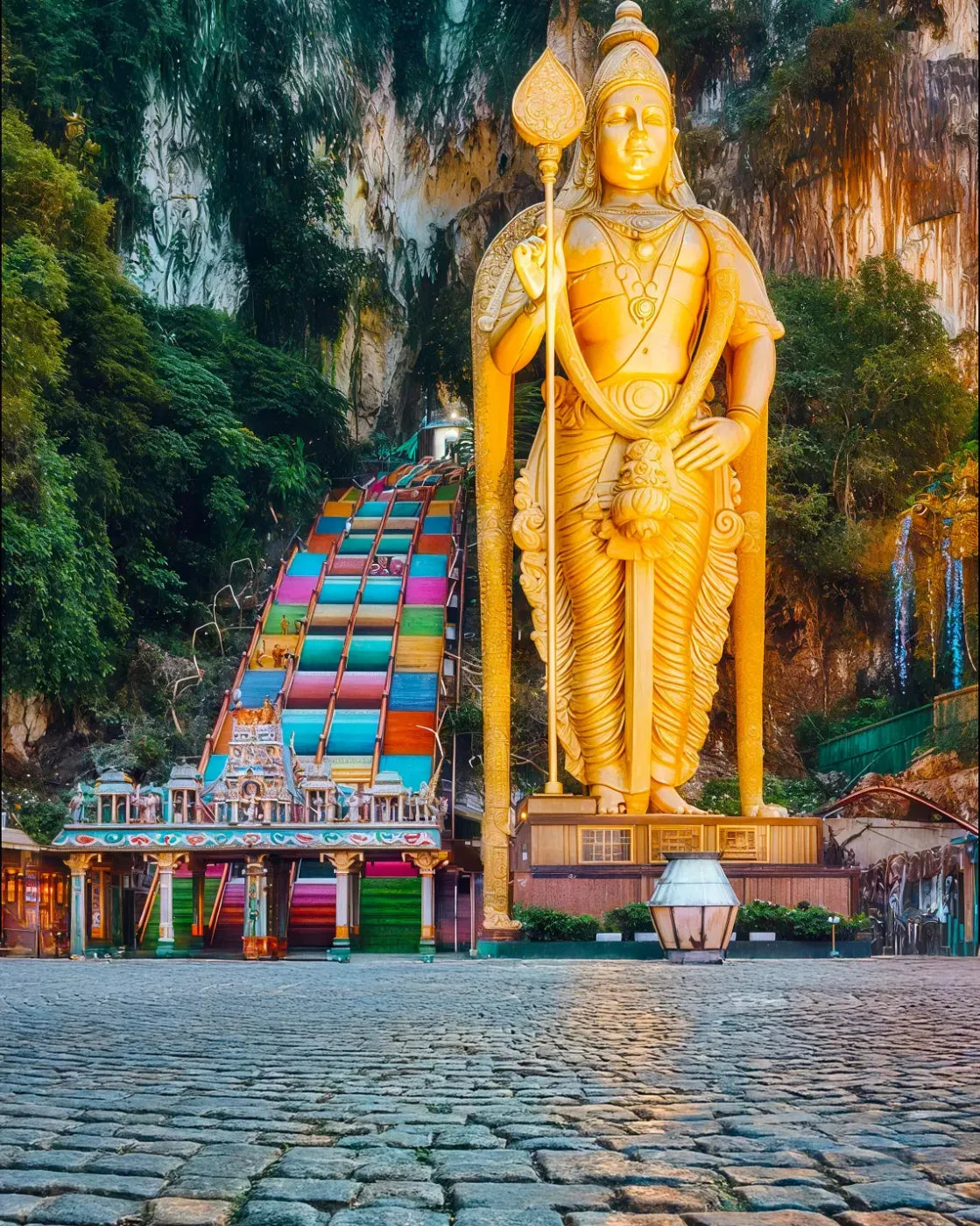 Kuala Lumpur Murugan 8’x10’ Fleece (96 x 120 inch) Backdrop