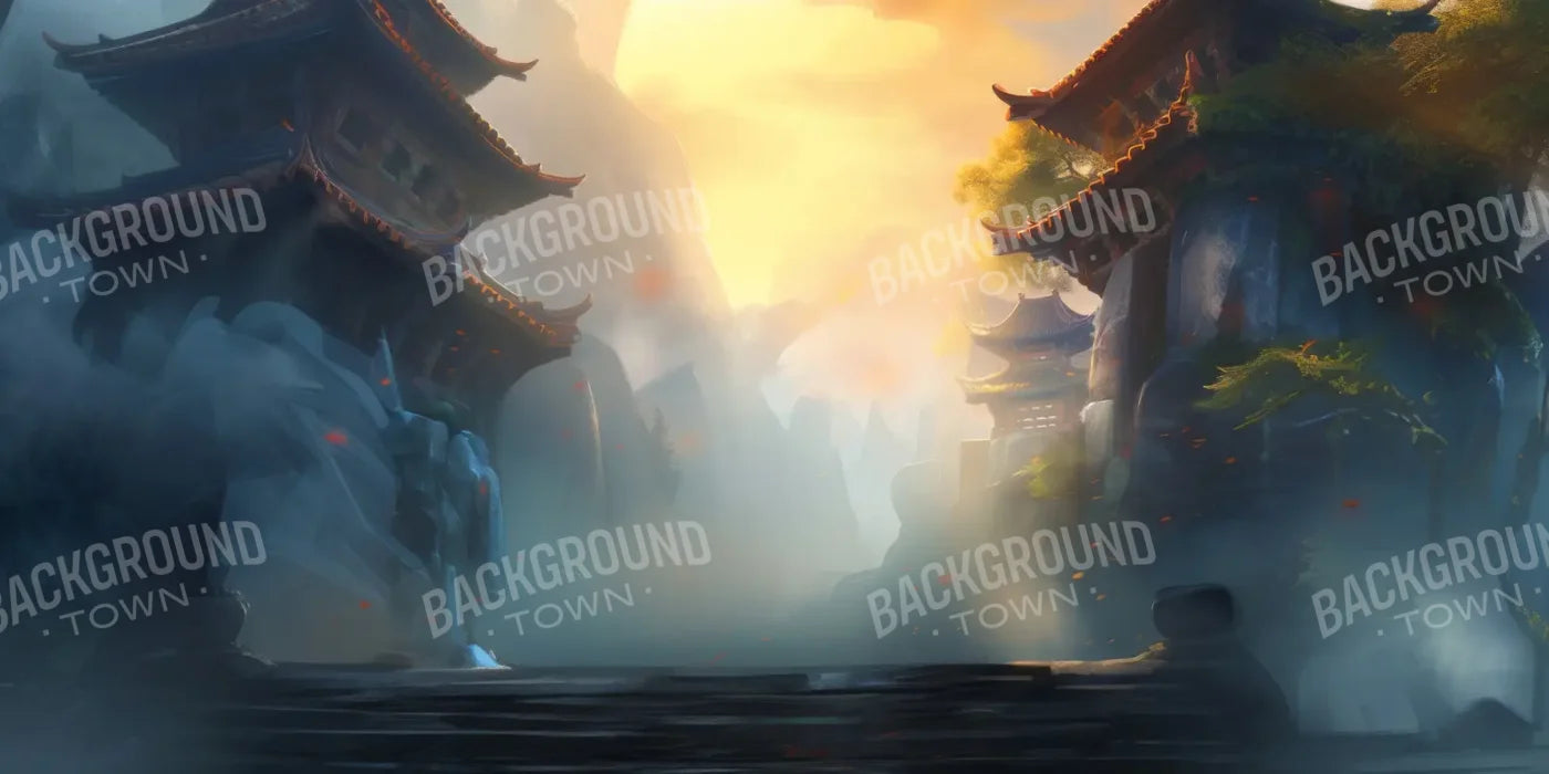 KungFu Street 16’x8’ UltraCloth (192 x 96 inch) Backdrop