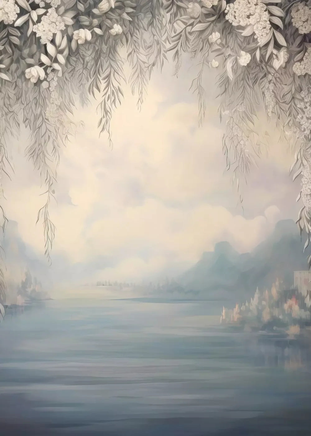 Lake Bough 5’X7’ Ultracloth (60 X 84 Inch) Backdrop