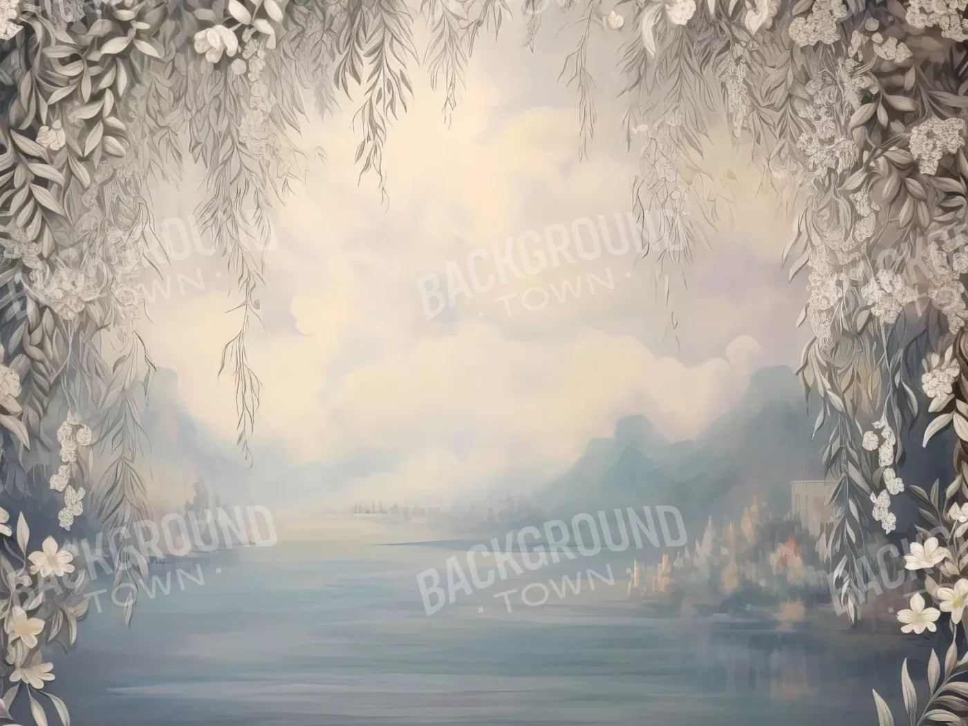 Lake Bough 6’8X5’ Fleece (80 X 60 Inch) Backdrop
