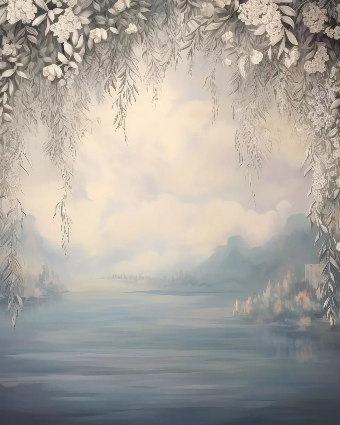 Lake Bough 8’X10’ Fleece (96 X 120 Inch) Backdrop