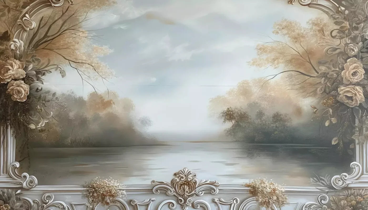Lakeview Scenic 14’X8’ Ultracloth (168 X 96 Inch) Backdrop