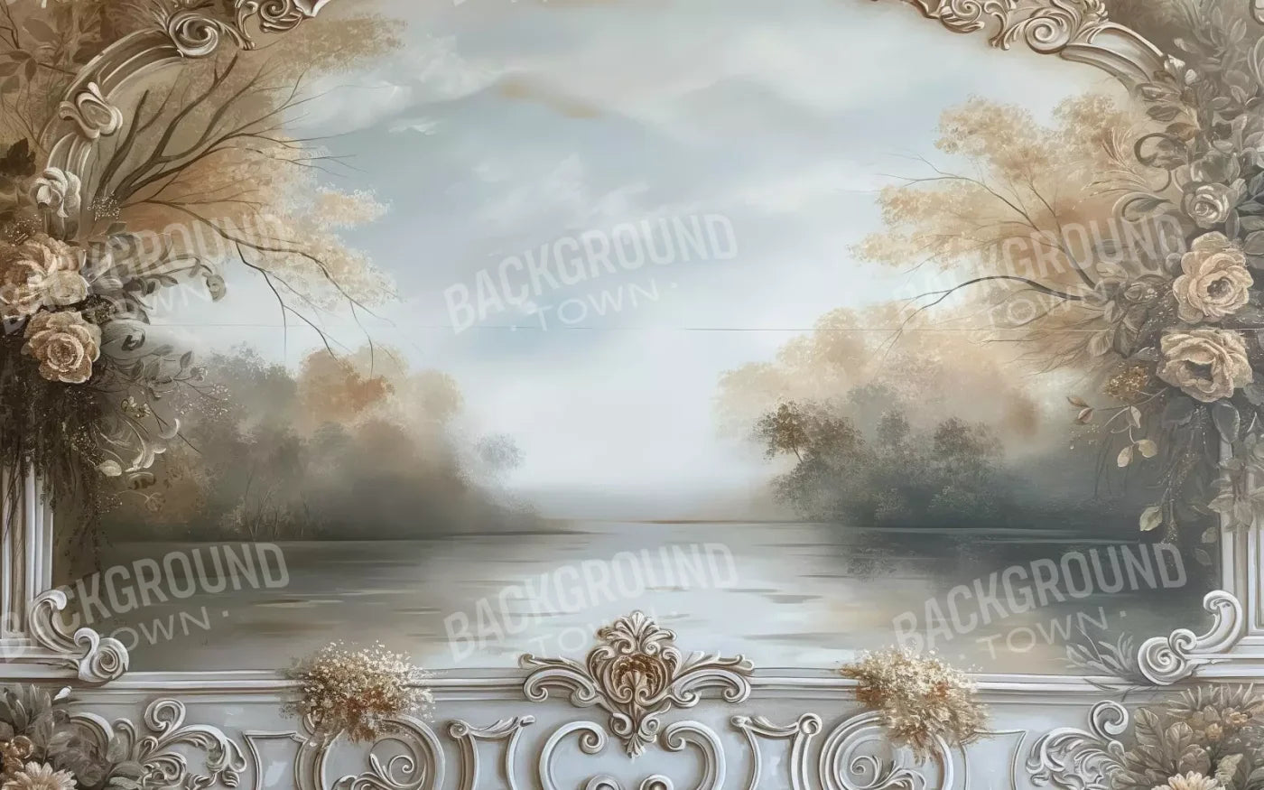 Lakeview Scenic 16’X10’ Ultracloth (192 X 120 Inch) Backdrop