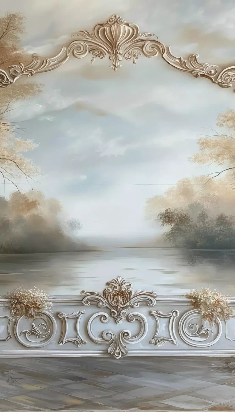 Lakeview Scenic 8’X14’ Ultracloth (96 X 168 Inch) Backdrop