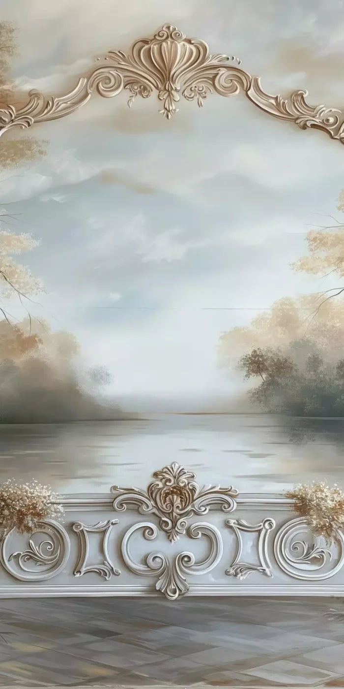 Lakeview Scenic 8’X16’ Ultracloth (96 X 192 Inch) Backdrop