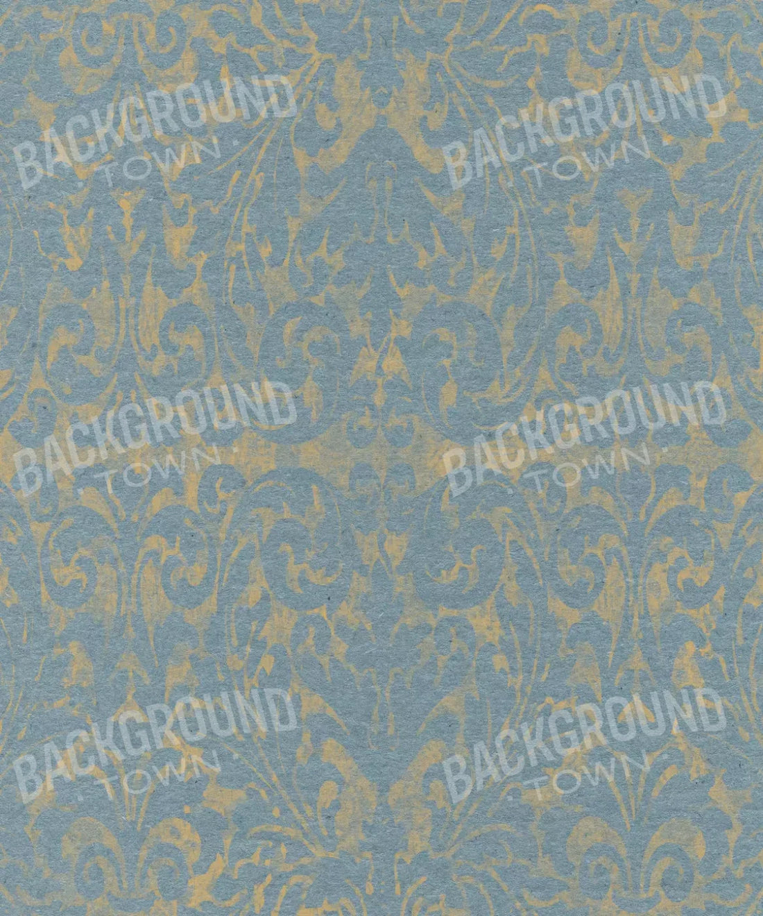 Blue Damask Backdrop for Photography
