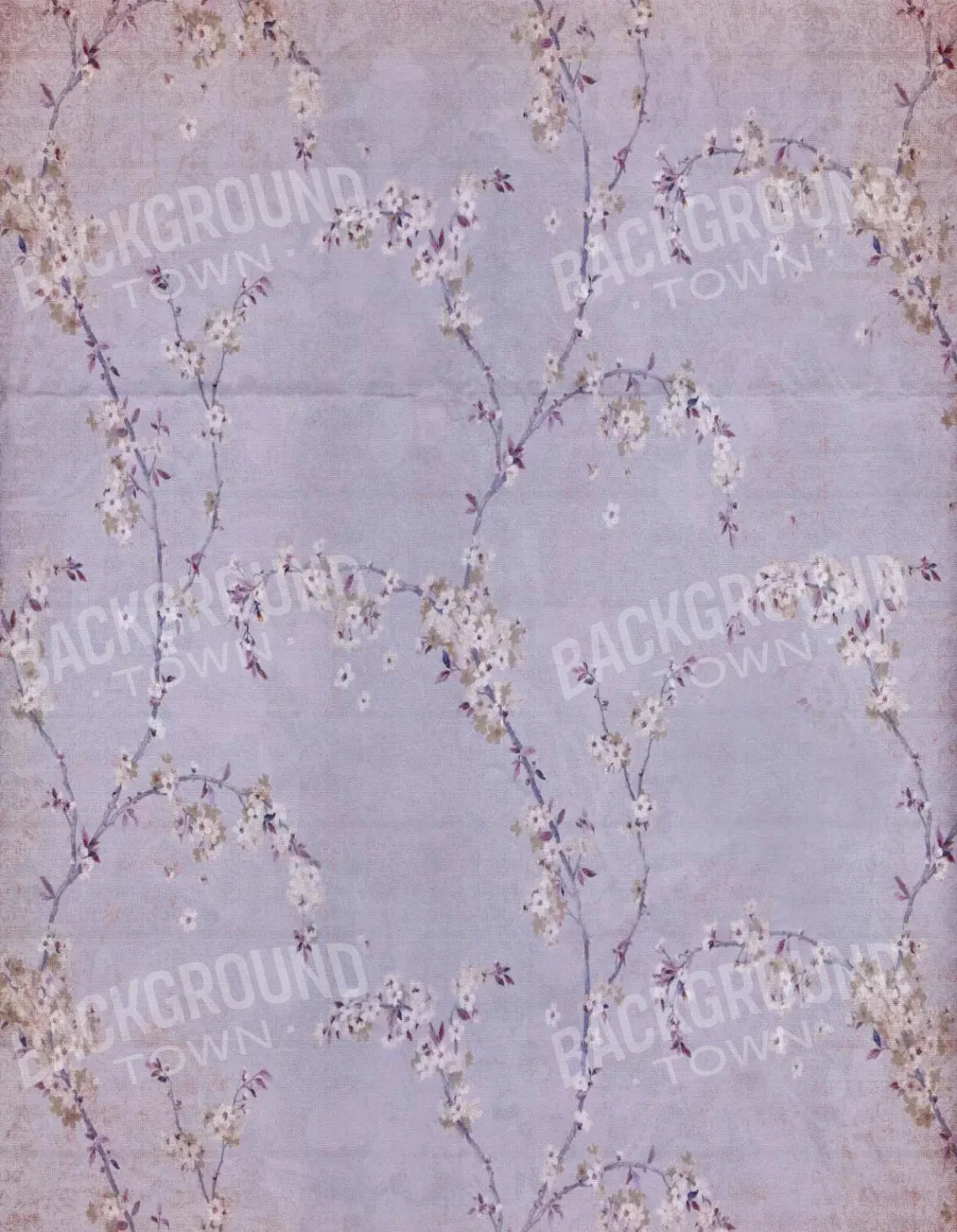 Lavender Blossom 6X8 Fleece ( 72 X 96 Inch ) Backdrop