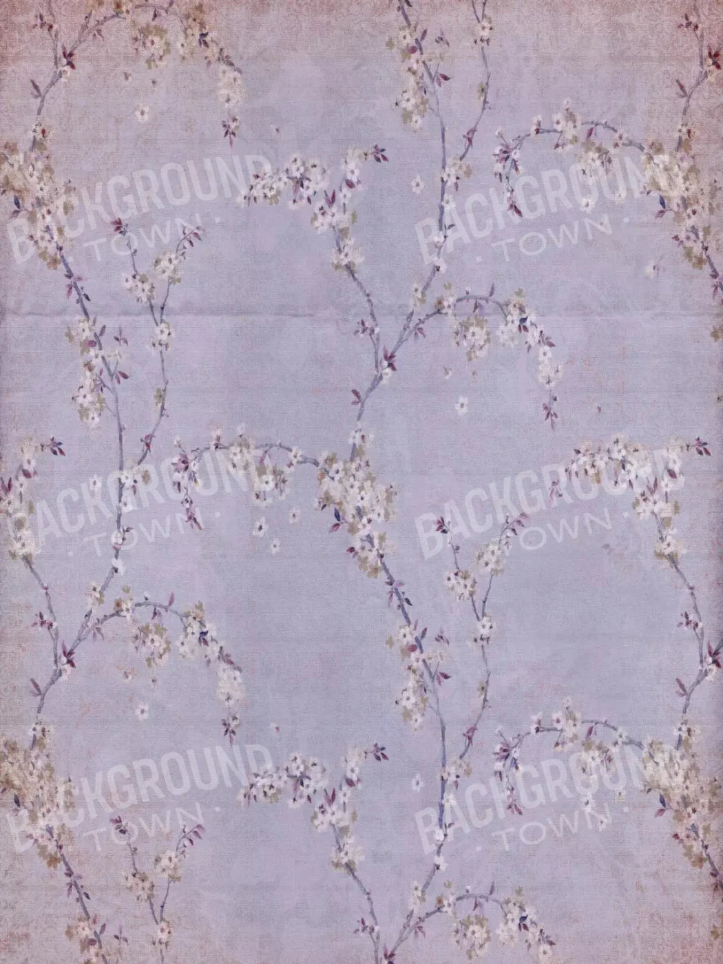 Lavender Blossom 8X10 Fleece ( 96 X 120 Inch ) Backdrop
