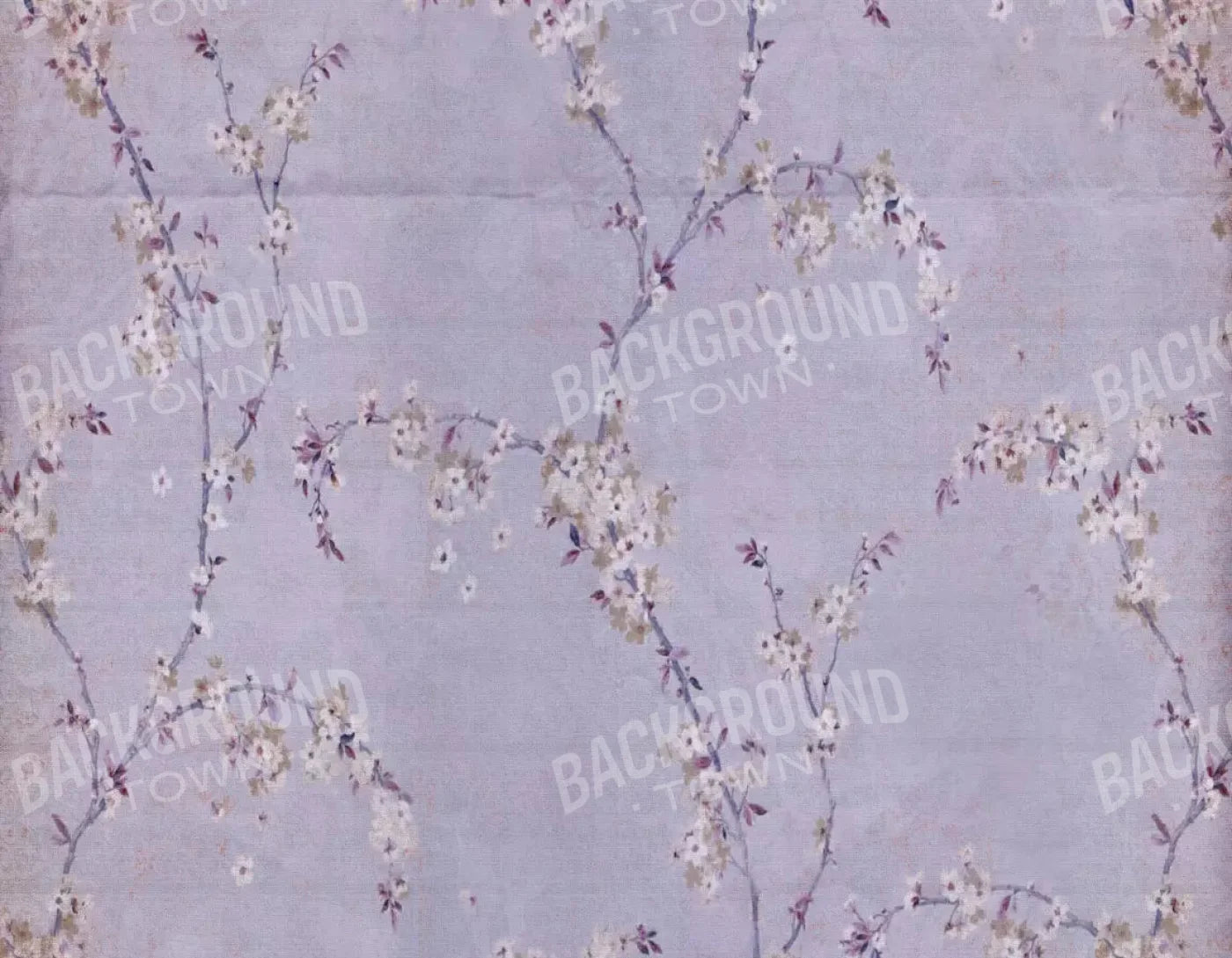 Lavender Blossom 8X6 Fleece ( 96 X 72 Inch ) Backdrop