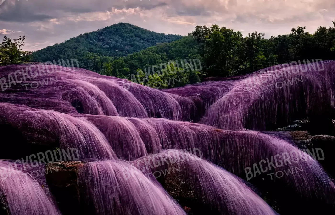 Lavendar Falls 12X8 Ultracloth ( 144 X 96 Inch ) Backdrop