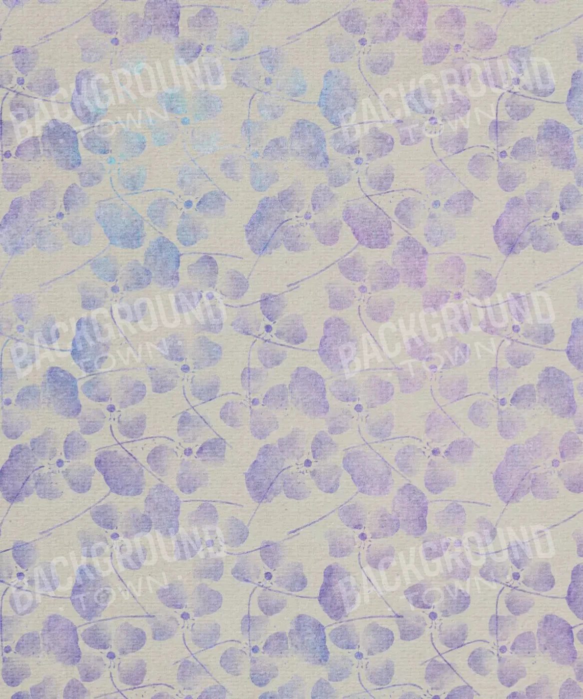 Purple Floral Backdrop for Photography