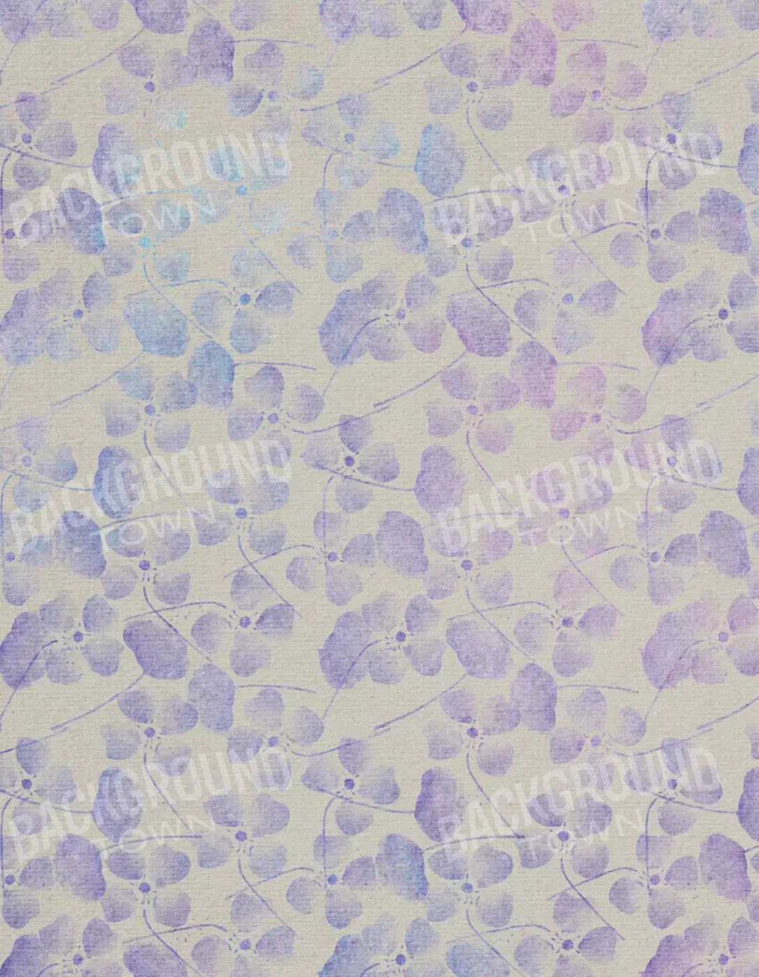 Lavendar Field 6X8 Fleece ( 72 X 96 Inch ) Backdrop
