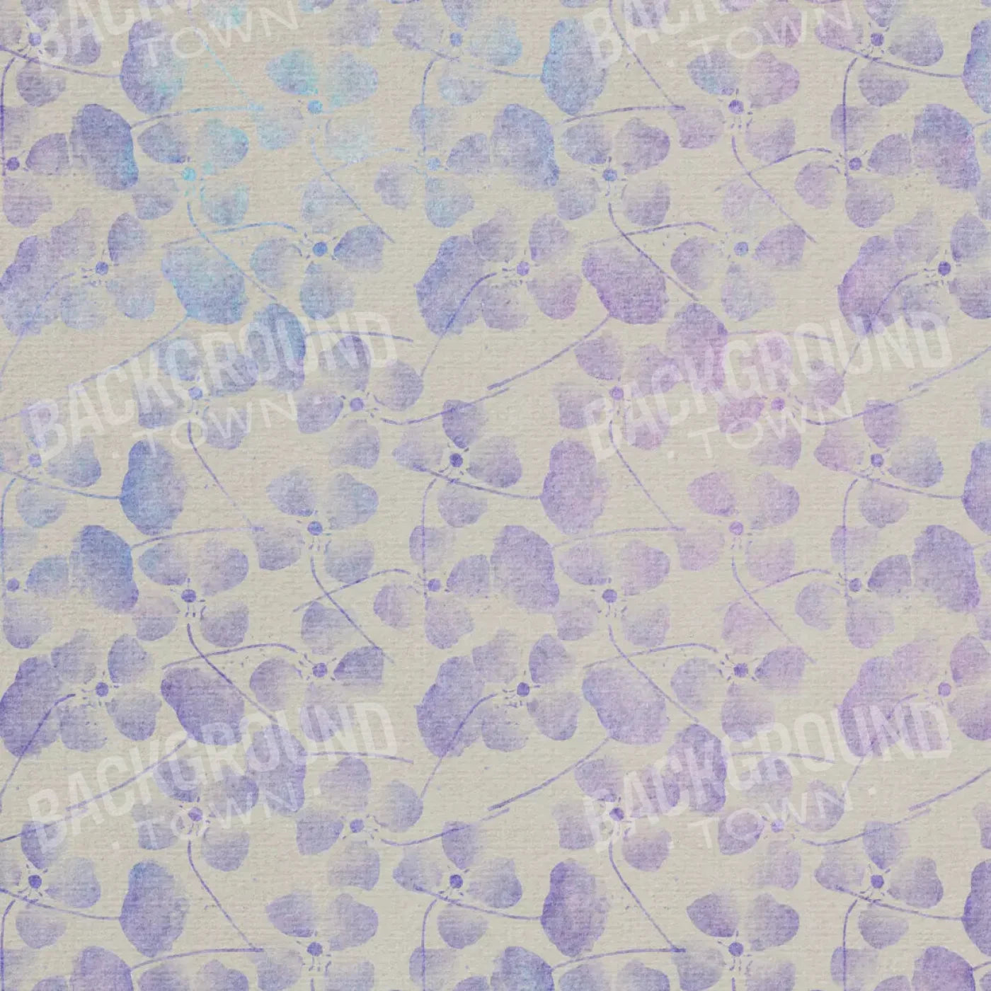 Lavendar Field 8X8 Fleece ( 96 X Inch ) Backdrop
