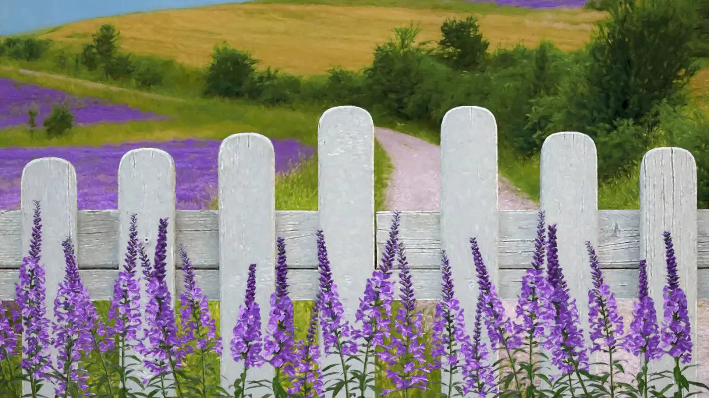 Lavender Fields 14X8 Ultracloth ( 168 X 96 Inch ) Backdrop