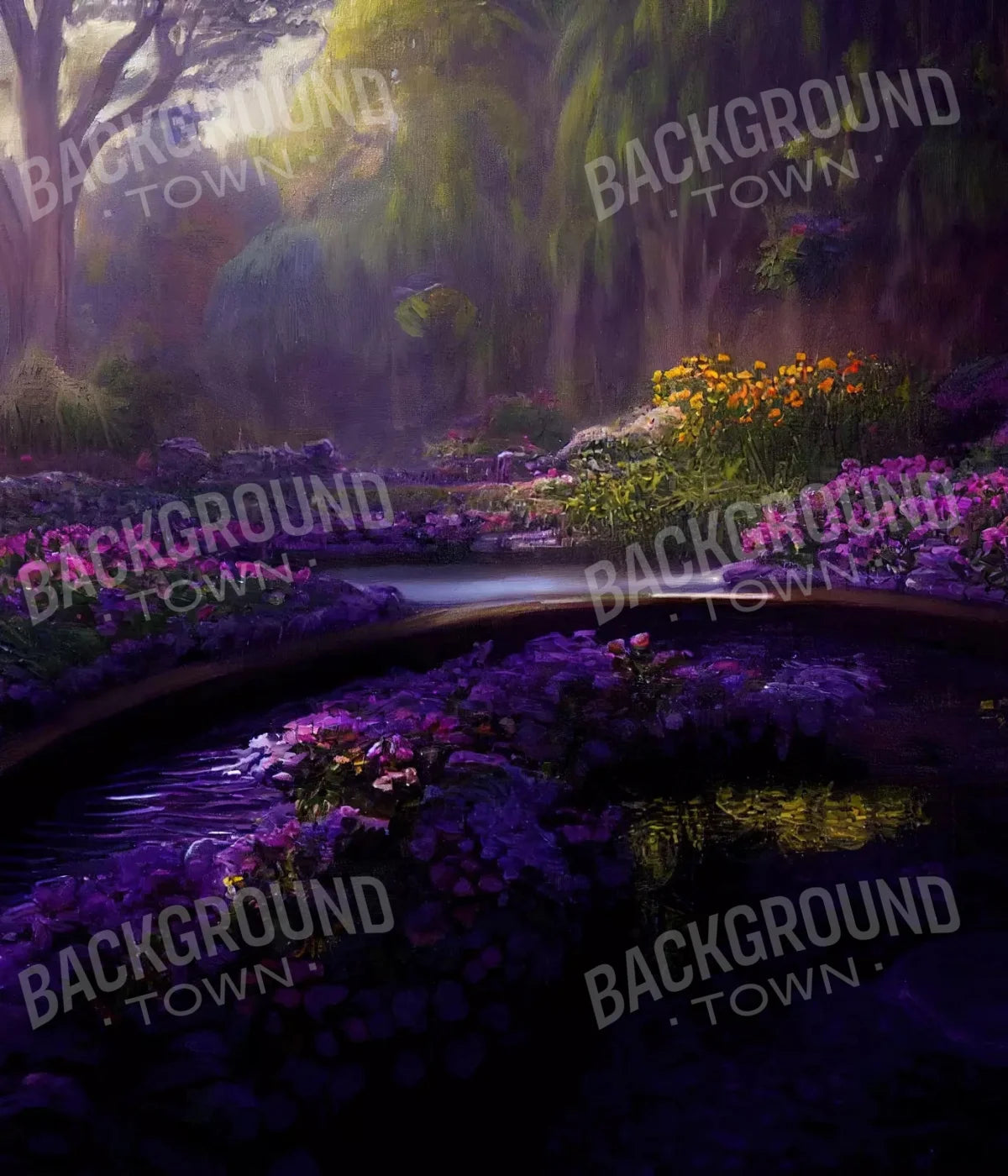 Lavendar Forest 10X12 Ultracloth ( 120 X 144 Inch ) Backdrop