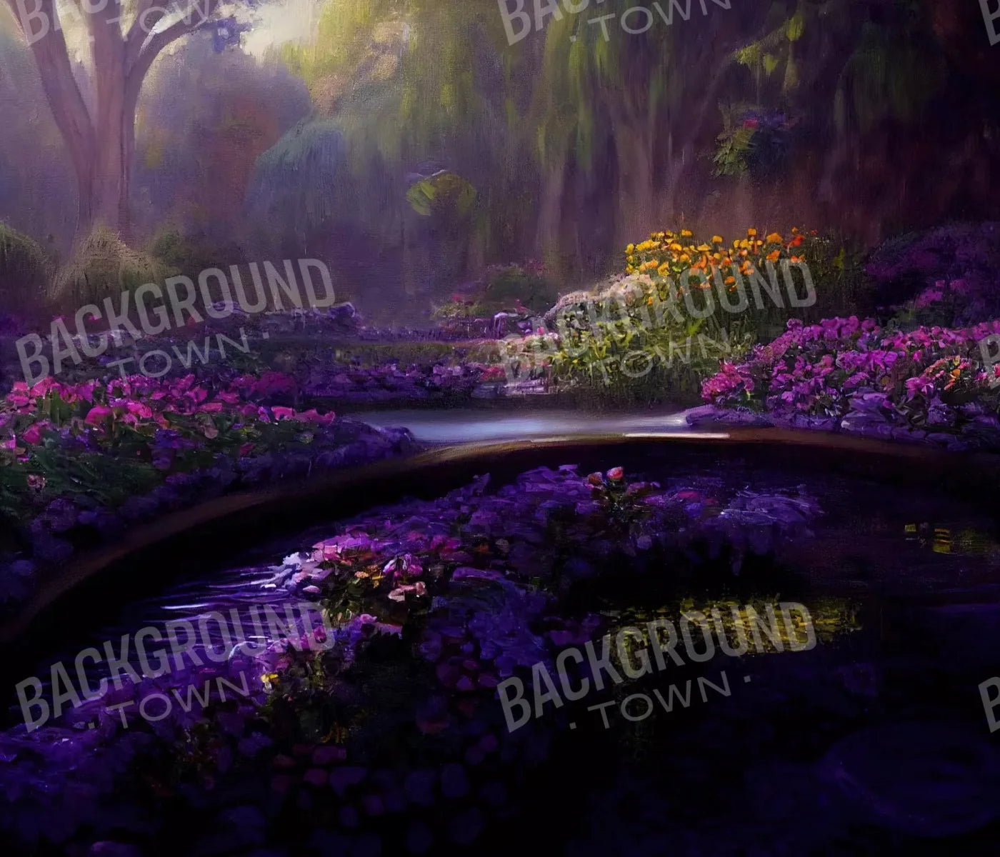 Lavendar Forest 12X10 Ultracloth ( 144 X 120 Inch ) Backdrop
