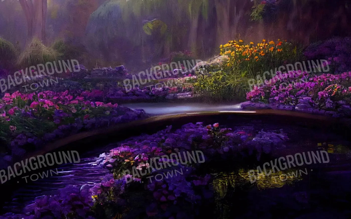 Lavendar Forest 14X9 Ultracloth ( 168 X 108 Inch ) Backdrop