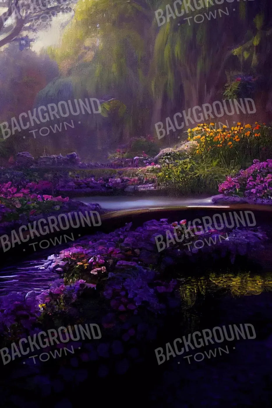 Lavendar Forest 5X8 Ultracloth ( 60 X 96 Inch ) Backdrop