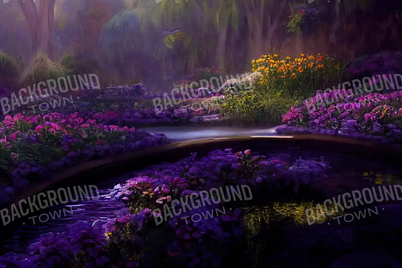 Lavendar Forest 8X5 Ultracloth ( 96 X 60 Inch ) Backdrop