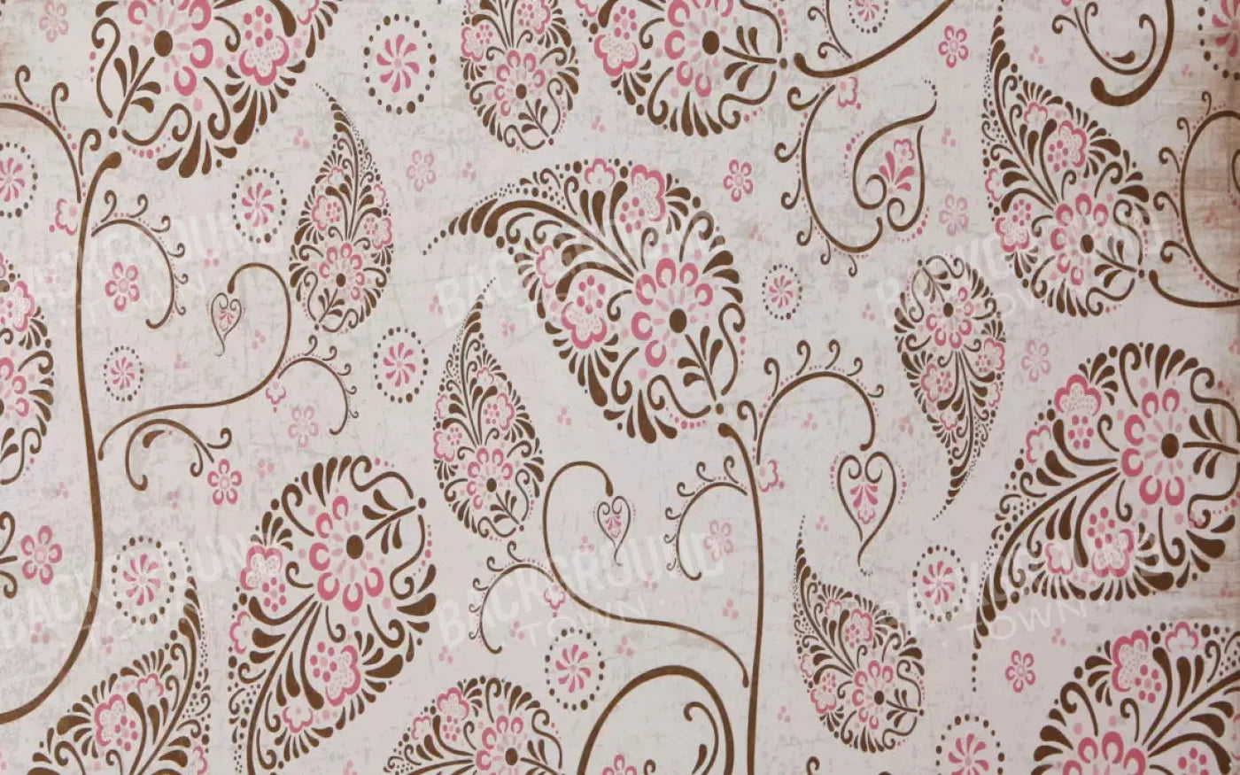 Leaflet Pink 14X9 Ultracloth ( 168 X 108 Inch ) Backdrop