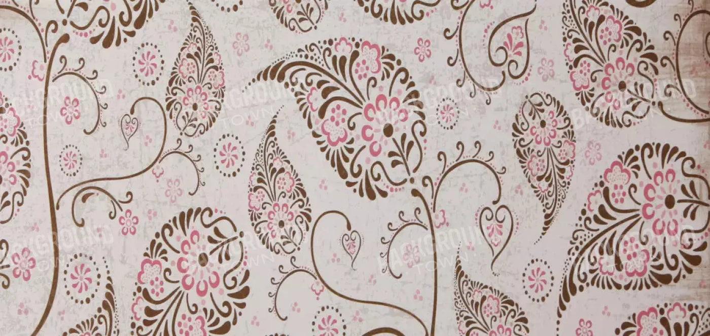 Leaflet Pink 16X8 Ultracloth ( 192 X 96 Inch ) Backdrop