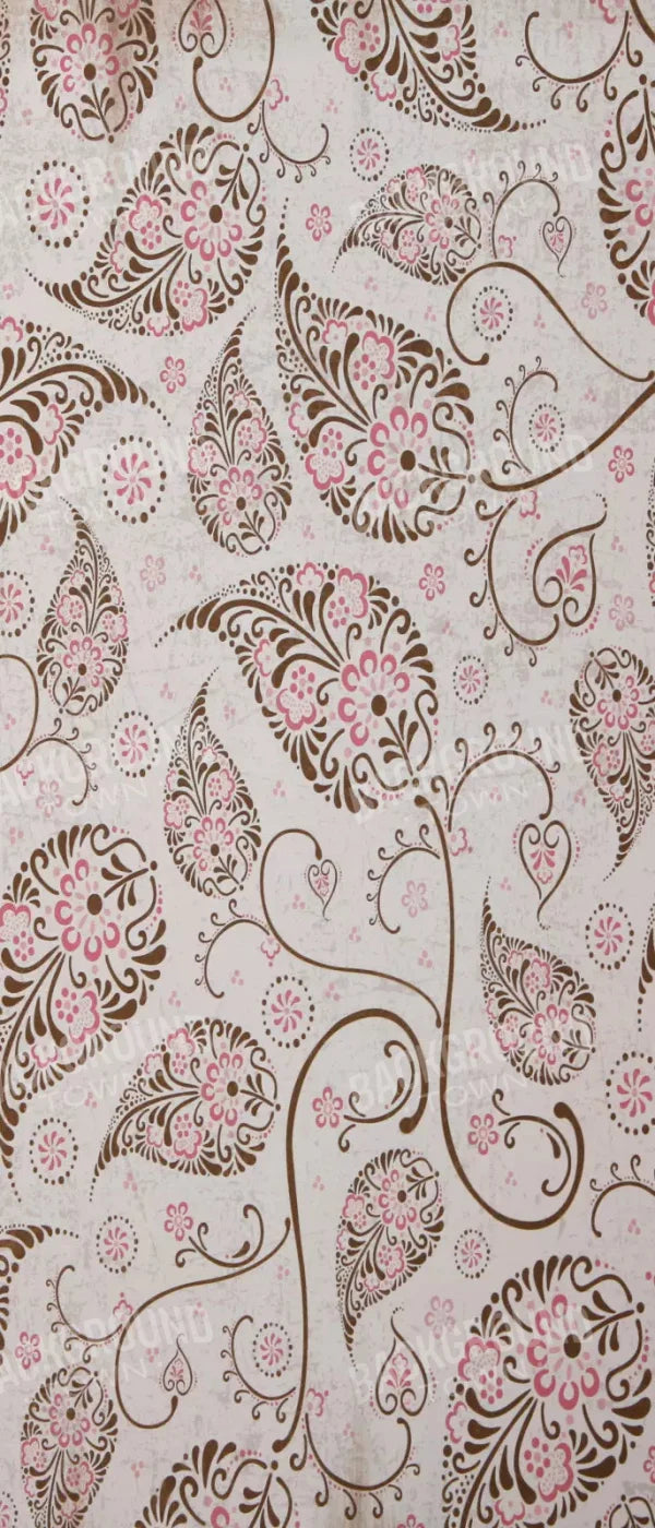 Leaflet Pink 5X12 Ultracloth For Westcott X-Drop ( 60 X 144 Inch ) Backdrop