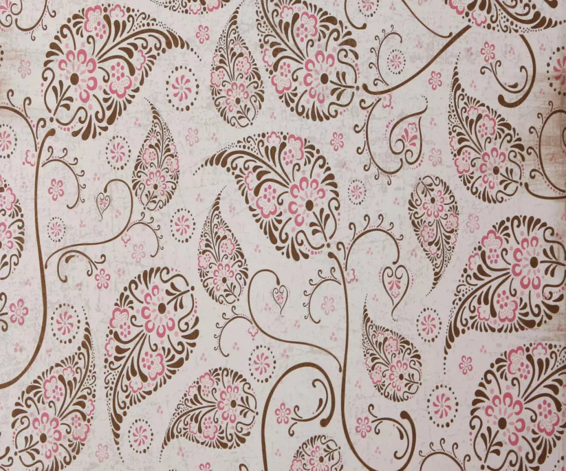 Leaflet Pink 5X42 Fleece ( 60 X 50 Inch ) Backdrop