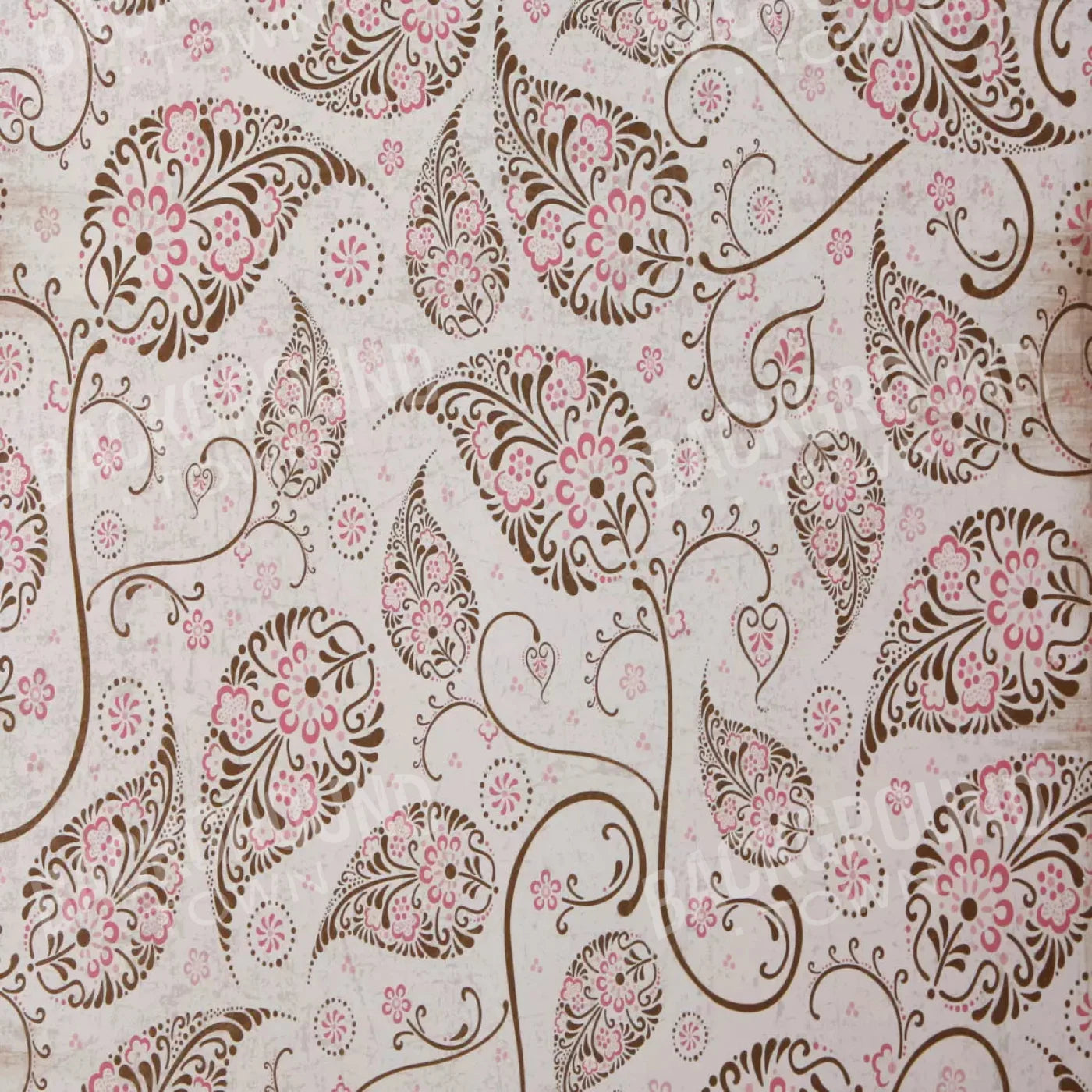 Leaflet Pink 8X8 Fleece ( 96 X Inch ) Backdrop